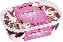 Glass Mascarpone & skogsbär 900ml ICA