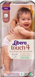 Byxblöjor Touch Strl 4 7-11kg 36-p Libero