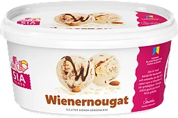Gräddglass Wienernougat