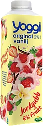Yoghurt Original Jordgubb & Vanilj 2% 1000g Yoggi®