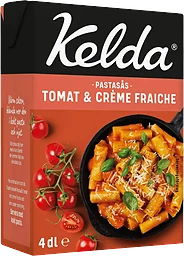 Pastasås Tomat & Crème Fraiche 4dl Kelda