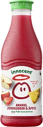 Juice Ananas, jordgubbar & äpple