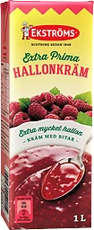 Hallonkräm med bitar