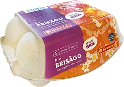 Ägg BRIS Frigående S 6-p Kronägg