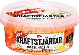 Kräftstjärtar med dillsmak i lake 170g ICA