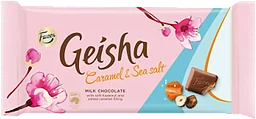 Chokladkaka Geisha Caramel & Sea Salt 121g Fazer