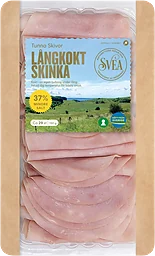 Skinka Långkokt Tunna skivor 150g Svea