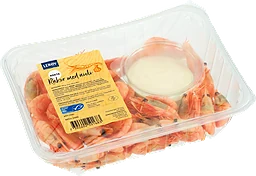 Räkor Kokta med Alioli