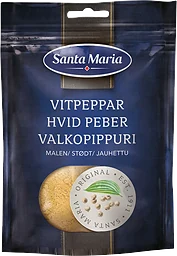 Vitpeppar Malen påse 70g Santa Maria