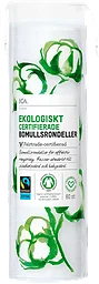 Bomullsrondeller Ekologisk 80-p ICA Hjärtat