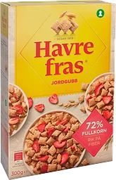 Havrekuddar jordgubb 300g Havrefras