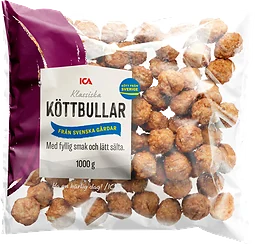 Köttbullar Stekta Färska 1kg ICA