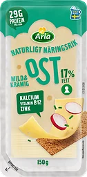 Mild&krämig Skivad Ost 17%