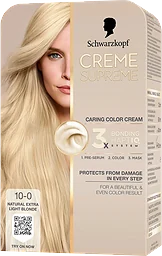 Hårfärg 10-0 Natural Extra Light Blonde 1-p Creme Supreme