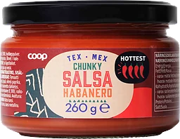 Salsa chunky habanero hetast