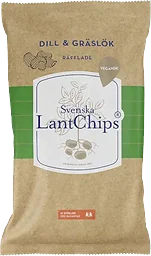 Dill Gräslök Räfflade Chips
