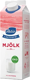 Mjölkdryck Laktosfri Ekologisk 3% 1l Valio