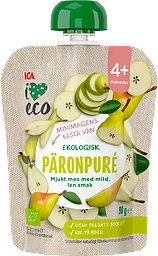 Päronpuré Ekologisk 4m 90g ICA I love eco