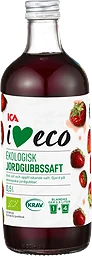 Jordgubbssaft 50cl KRAV ICA I love eco