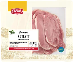 Kotlett Färsk Tunnskivad 500g Scan