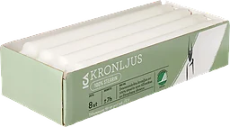 Kronljus vit 8p ICA