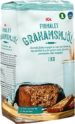 Grahamsmjöl finmalet 1kg ICA