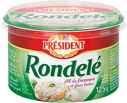 Rondelé Ail de Garonne med Vitlök & örter 125g President
