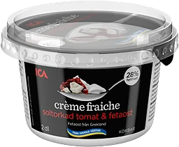 Crème fraiche Tomat Feta 28% 2dl ICA