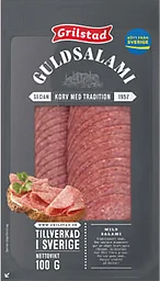 Guldsalami skivad 100g Grilstad