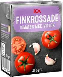 Finkrossade Tomater Vitlök 390g ICA