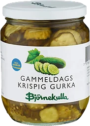 Gammeldags Krispig Gurka 580g Björnekulla