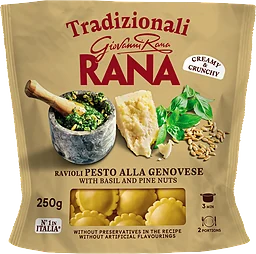 Färsk Pasta Ravioli Pesto Genovese 250g Rana