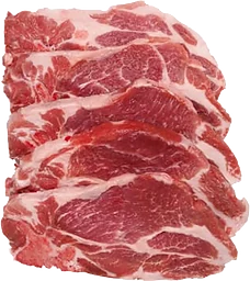 Fläskkarre med ben i skivor ca 400g