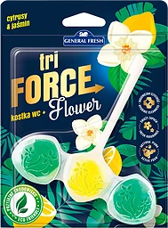 Toalettrengöring WC Block Tri-Force Flower C&J 45g General Fresh