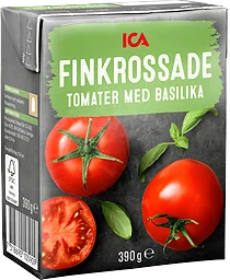 Finkrossade Tomater Basilika 390g ICA