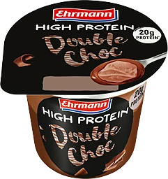 Proteindessert Pudding Double Choc laktosfri 200g Ehrmann High Protein