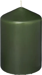 Blockljus mörkgrön 10cm