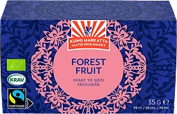 Svart Te Forest Fruit 35g Kung Markatta