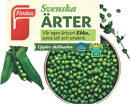 Ärter Fryst 600g Findus