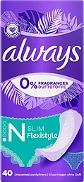 Trosskydd Discreet dailies Flexistyle Slim 40-p Always
