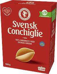 Pasta Svensk Conchiglie 500g Kungsörnen
