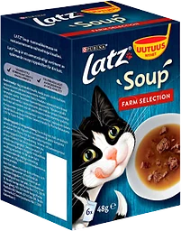 Kattmat Soup Farm Selection 6-p 48g Latz