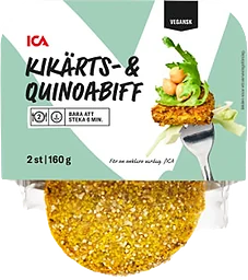 Kikärts och quinoabiff 160g ICA