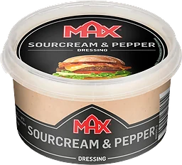 Hamburgerdressing sourcream & pepper