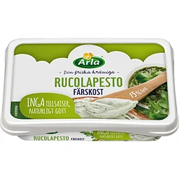 Färskost Ruccolapesto