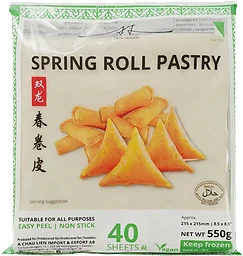 Spring Roll 215 X 215 X 40 Sheet Frysta/10-pack