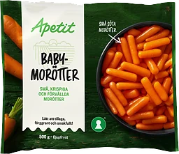 Baby morötter 500g Apetit