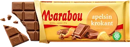 Chokladkaka Apelsinkrokant 200g Marabou