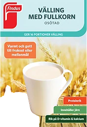 Välling med fullkorn, osötad 650g Findus