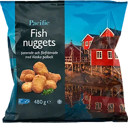 Fish nuggets 480g Pacific brand